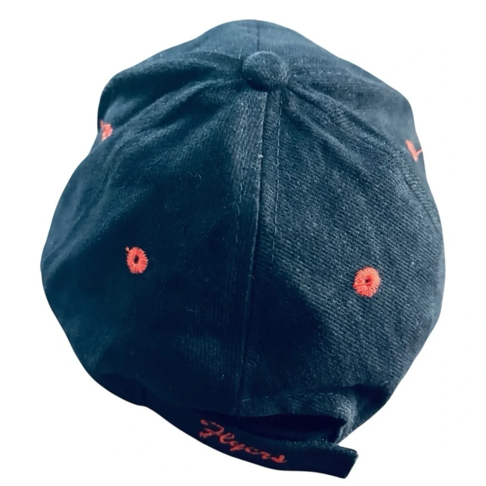 NHL FLYERS Black and Orange Logo Baseball Cap, Adult OS